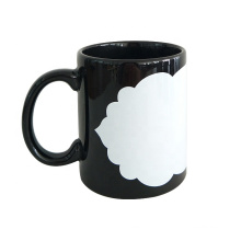 New arrived 11oz lovely white patch blank sublimation mugs